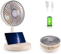 Powerful Rechargeable Table Fan